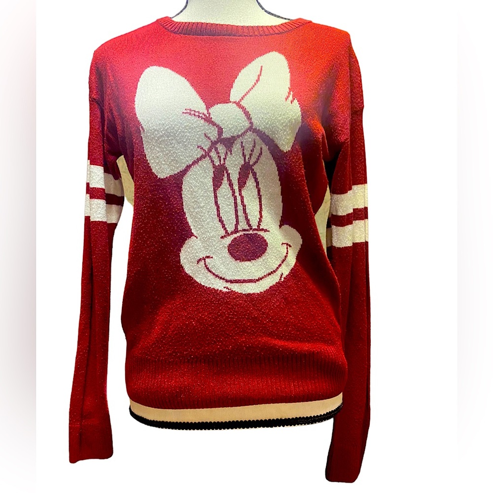 DISNEY MINNIE MOUSE SWEATER SMALL - Picture 1 of 5